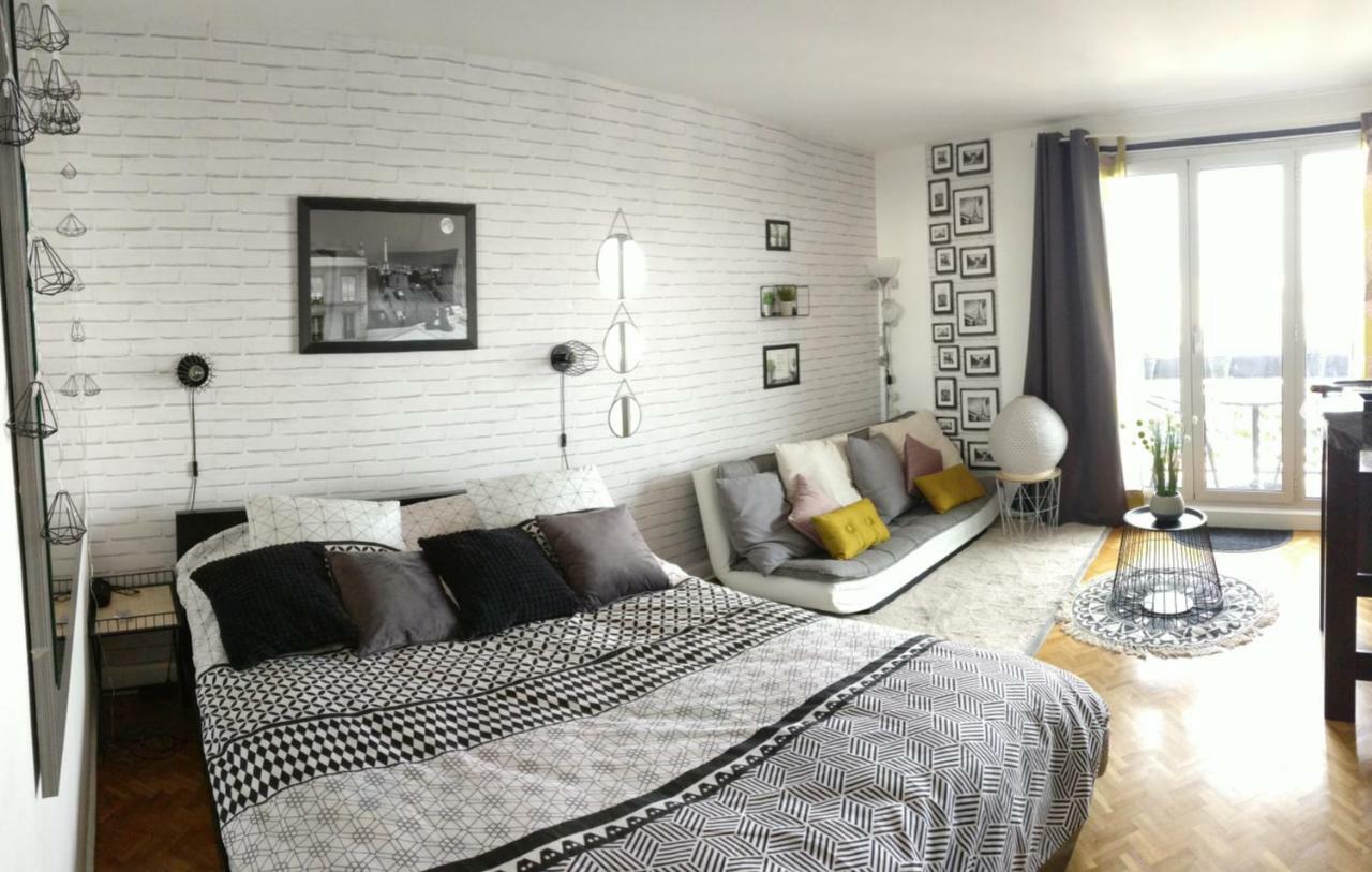 شقة Le Parisien T1Antony-Berny By Beds4Wanderlust - 35M2 Avec Balcon - Aeroport Orly 5Miles - Train Station Rer B Orlyval 1Mile المظهر الخارجي الصورة